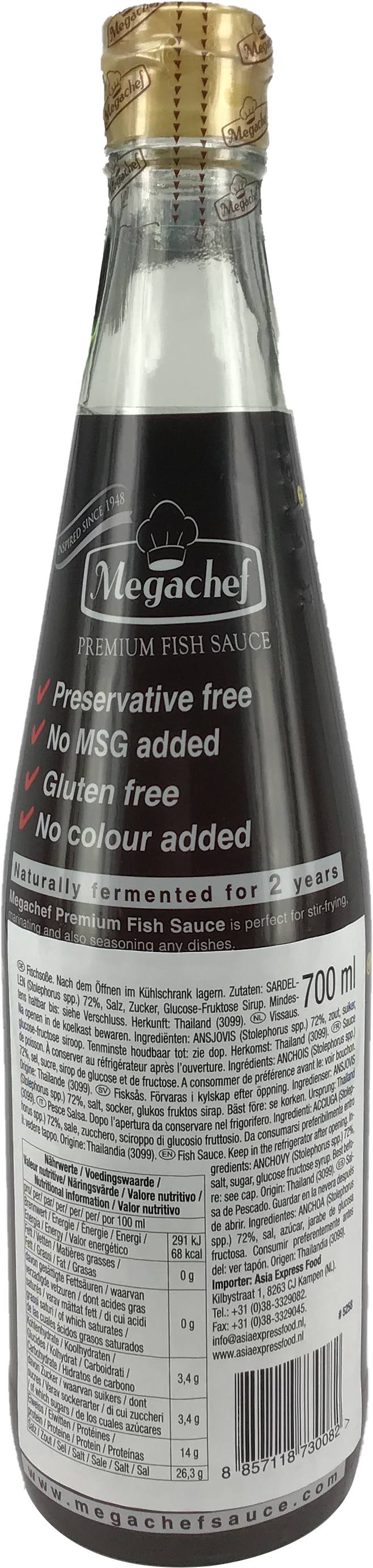 Megachef  特级鱼露 / PREMIUM Fischsauce 700ml