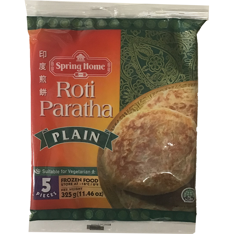 冰冻-Tiefgefroren! 第一家 印度煎饼 / Roti Paratha Originalt 325g